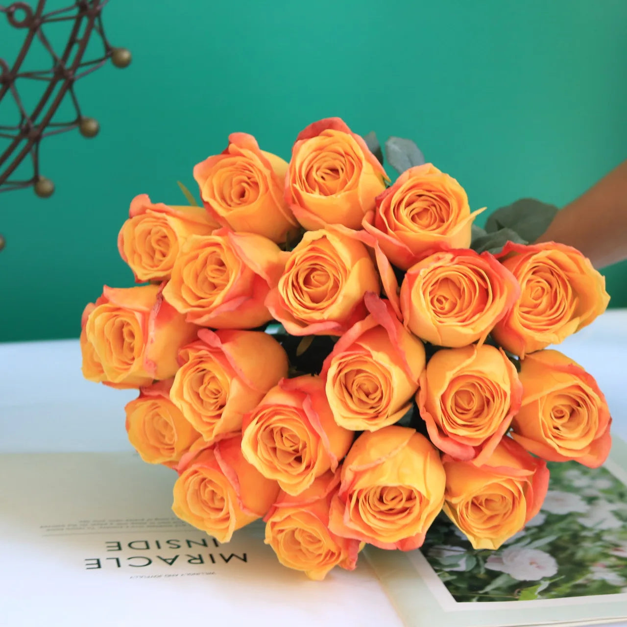 Artificial Silk Rose Flower Indoor Bridal Shower & Event Decoration