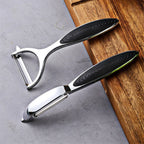 Premium Stainless Steel Vegetable & Fruit Peeler Set – Y-Shaped & I-Shaped, Ergonomic Non-Slip Handle, Eco-Friendly