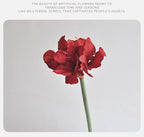 76CM Artificial Hippeastrum Silk Flower for Wedding & Home Decor