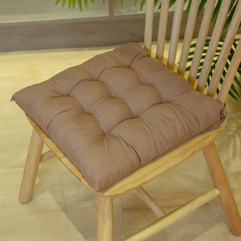Square Anti-Decubitus Seat Cushion – Handmade Cotton Chair Pad