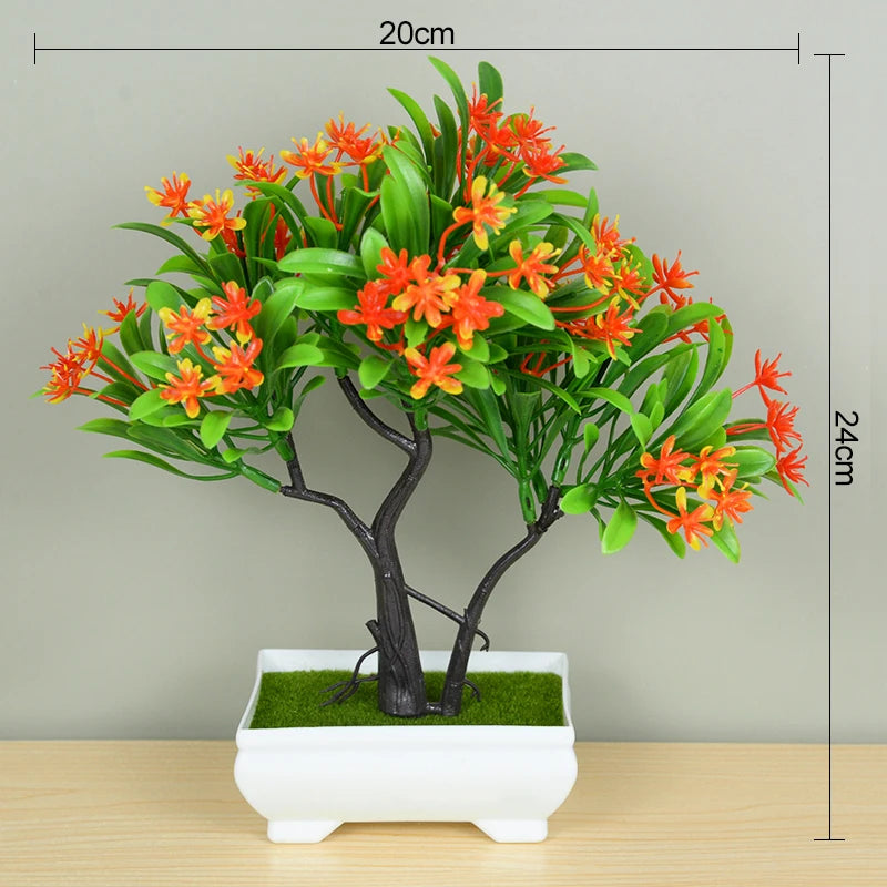 Artificial Bonsai Small Tree – Desktop Potted Decor