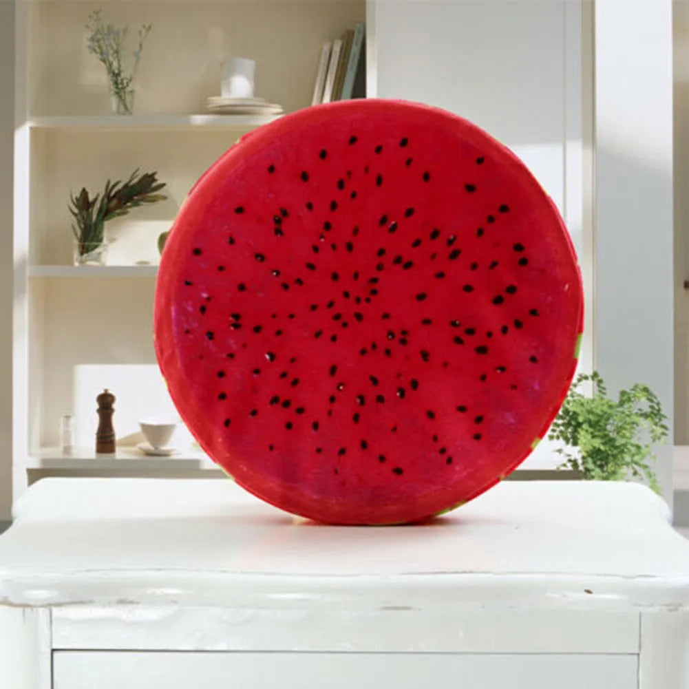 Round Plush Memory Foam Cushion – Soft Seat & Back Pillow for Adults