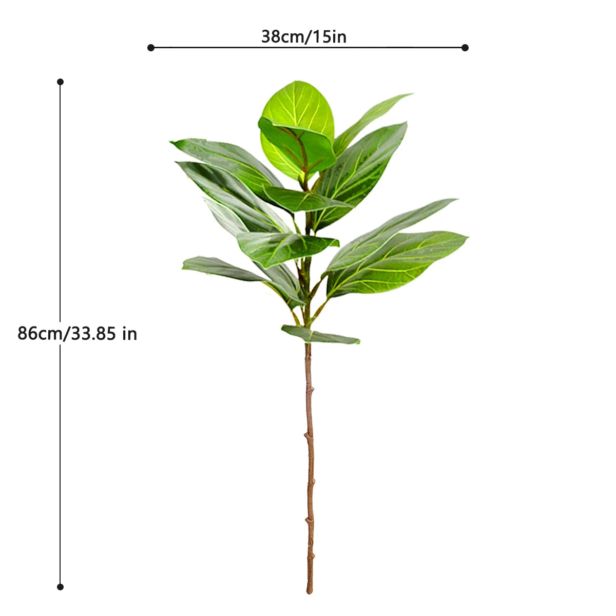 77–135cm Artificial Fiddle Leaf Ficus Fig Tree
