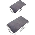 Super Absorbent Coral Velvet Bathroom Floor Mat – Non-Slip, Soft, Quick-Dry Door & Bath Mat