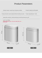 7L Smart Sensor Trash Can Automatic Touchless Household Kitchen & Bathroom Waterproof Bin
