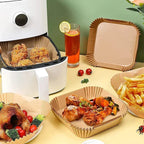 Air Fryer Disposable Parchment Paper – Non-Stick, Eco-Friendly Liners