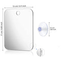 Acrylic Shower Mirror for Shaving & Makeup – Portable Bathroom Travel Mirror