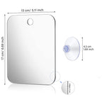 Acrylic Shower Mirror for Shaving & Makeup – Portable Bathroom Travel Mirror
