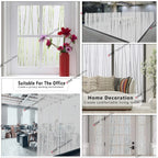 3D Matte Privacy Window Film Frosted Static Cling Glass Cover
