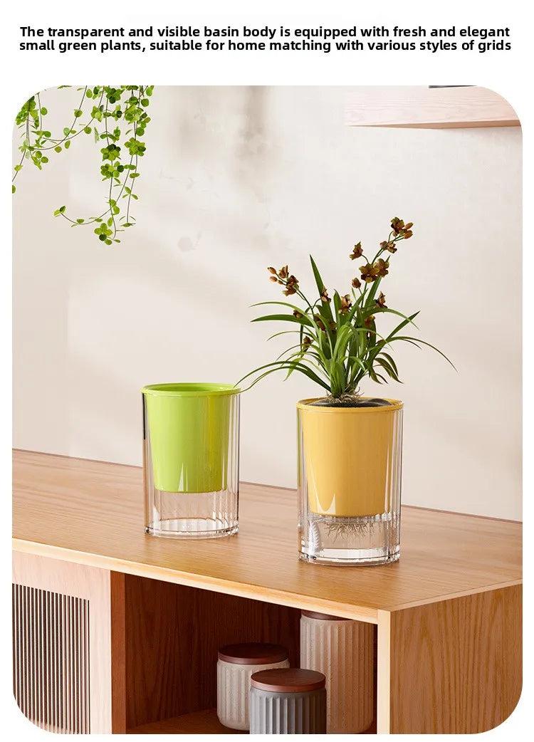 Imitation Glass Plastic Succulent Planter Pot