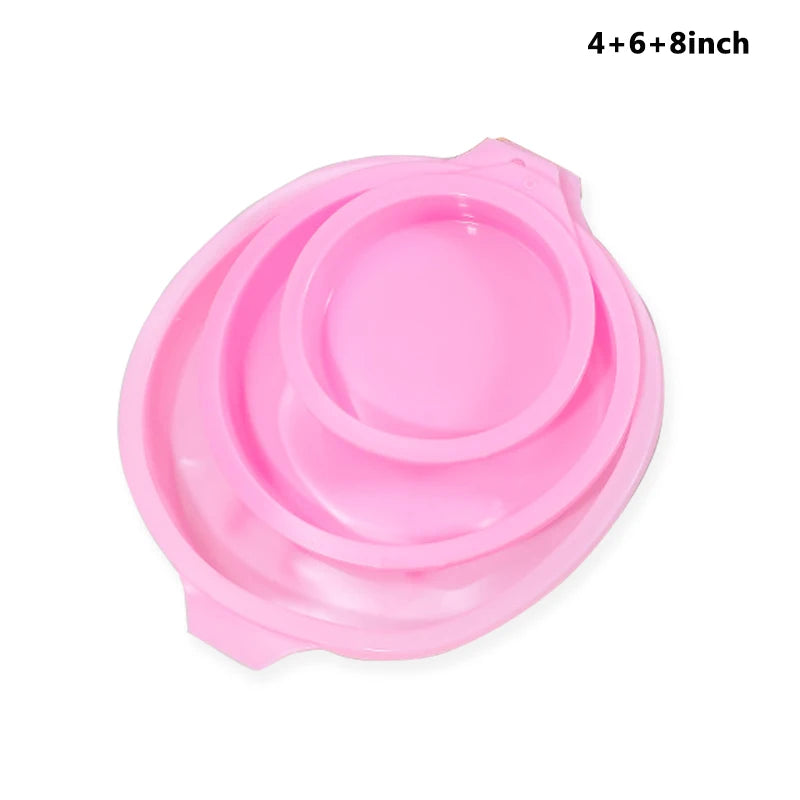 Eco-Friendly Silicone Round Cake Mold – Heat Resistant & Durable