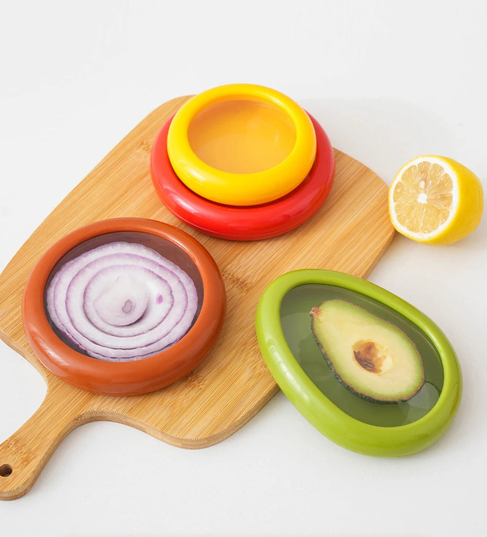 Pastoral Style Food Storage Crisper – Reusable Fresh-Keep Lids