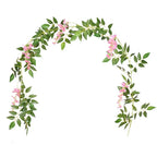 Artificial Wisteria Rattan Strings Indoor & Outdoor Bridal Shower Decor