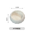 ZIZI FISH Round Ceramic Plate – Durable Solid Tableware for Home & Kitchen