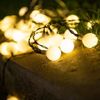 Solar LED Ball String Lights 5M IP65 Waterproof Holiday Decor
