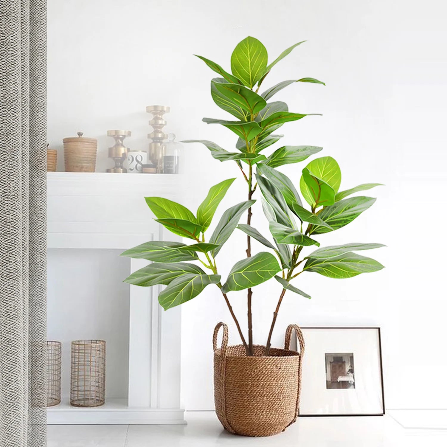 77–135cm Artificial Fiddle Leaf Ficus Fig Tree