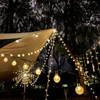 Solar LED Ball String Lights 5M IP65 Waterproof Holiday Decor