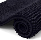 Homaxy Chenille Bathroom Mat – Non-Slip Dirt & Water Absorbent Microfiber Rug