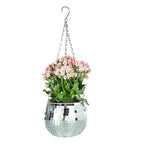 Disco Ball Self-Watering Hanging Planter Pot