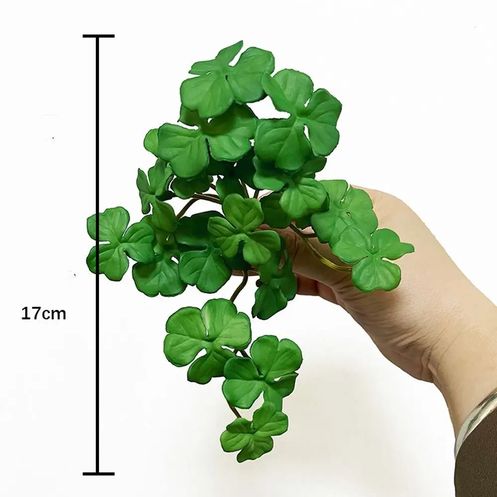 Artificial Mini Copper Coin Grass Plant for Decor