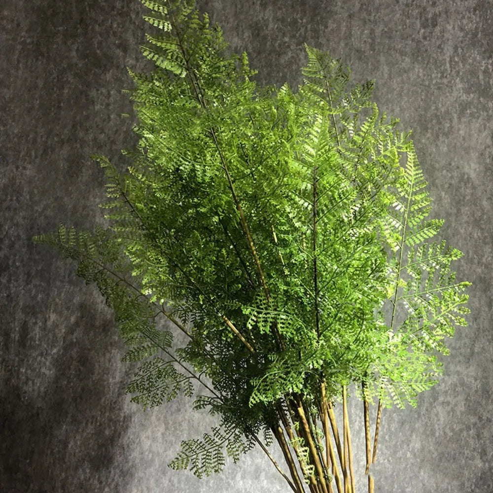 Artificial Fern Plant Branch Outdoor Exhibition Decoration