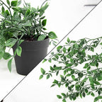 Artificial Ivy Plant with Plastic Leaf Pots – 65cm