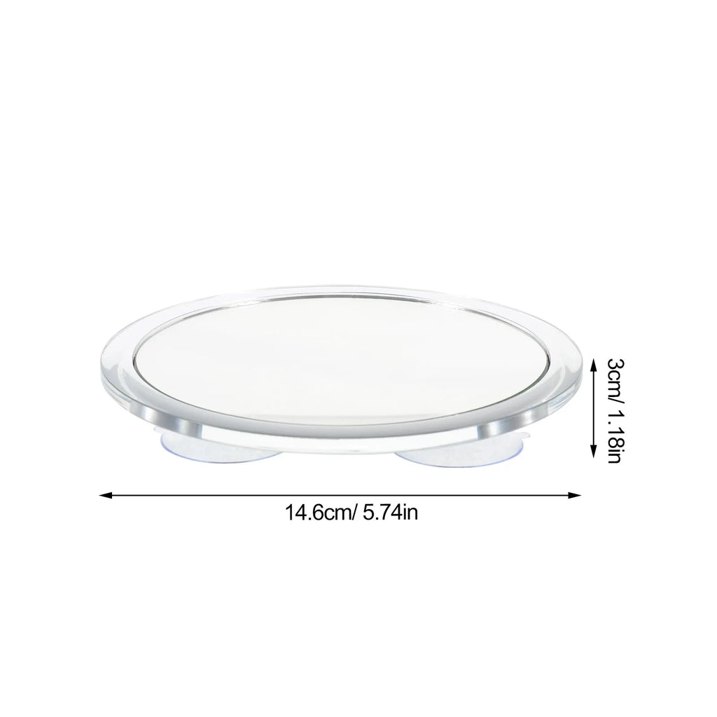 15x Magnification Suction Cup Mirror for Precision Makeup and Pore Care