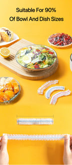 Plastic Food Cover Bags – BPA-Free Fresh-Keeping Wrap (Reusable & Disposable)