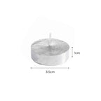 50-Pack Unscented White Tealight Candles – Smokeless & Multi-Purpose