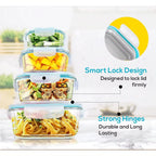 High Borosilicate Glass Lunch Box – Airtight, Reusable, Food-Grade, Eco-Friendly Bento Container