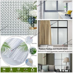 3D Matte Privacy Window Film Frosted Static Cling Glass Cover