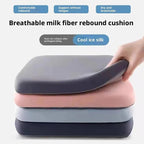 Memory Foam Seat Cushion Knit Cover Polyester Cotton 40x40/45x45 cm