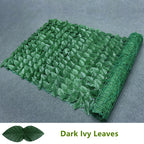Amuixui Artificial Leaf Fence Panel Outdoor Privacy & Decorative Decor