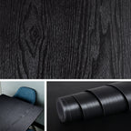 PVC Vinyl Wood Grain Wallpaper Self-Adhesive Waterproof 60cm Roll