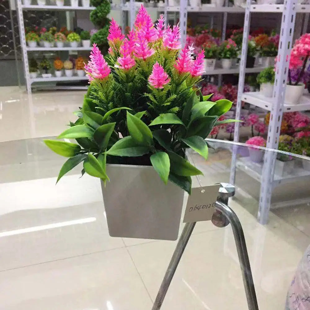 Artificial Potted Bonsai Silk Flower Plant 18cm
