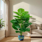 100cm Lifelike Artificial Palm Tree – 18 Leaves (1pc)