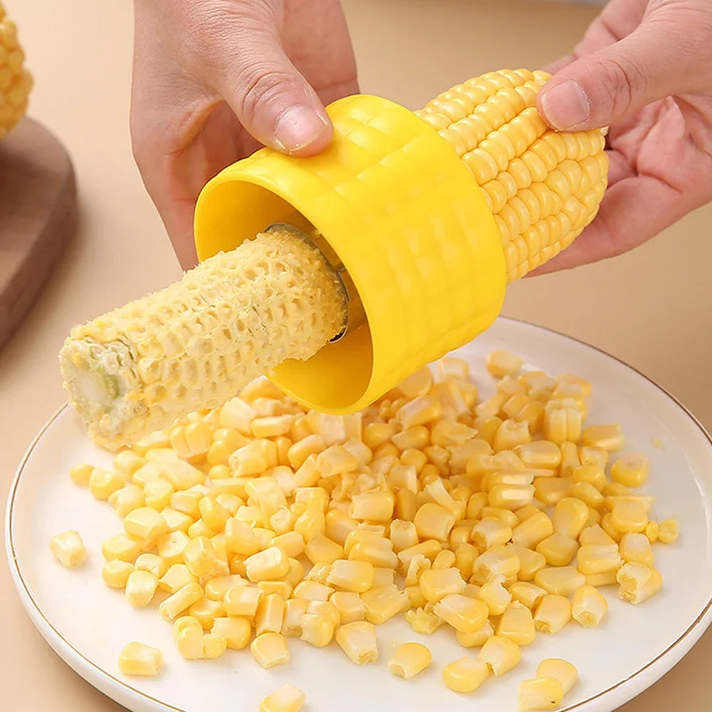 Corn Stripper Peeler – Stainless Steel Cob Cutter & Kernel Remover