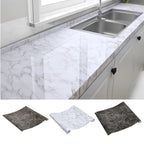 Peel-and-Stick Marble PVC Wallpaper for Kitchen, Counters, and Tables