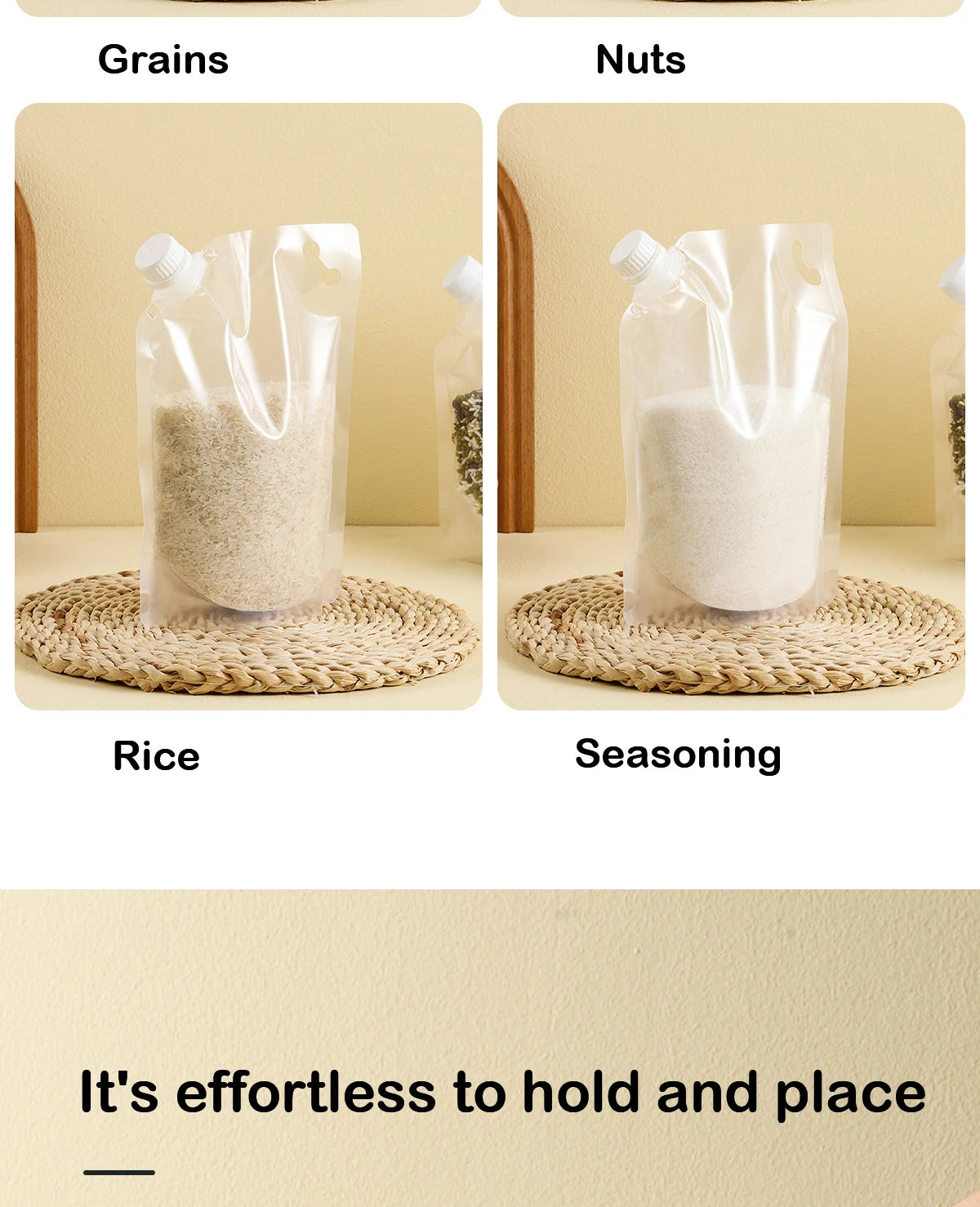 Grain Storage Bags – Insect Proof & Moisture Resistant (1–5 pcs)