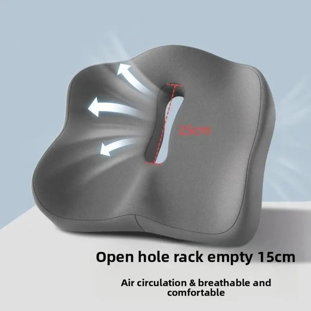 Memory Foam Coccyx Cushion – Ergonomic Seat Pad for Comfortable Sitting
