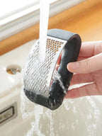 Stainless Steel Garlic Press – Handheld Garlic Crusher Tool