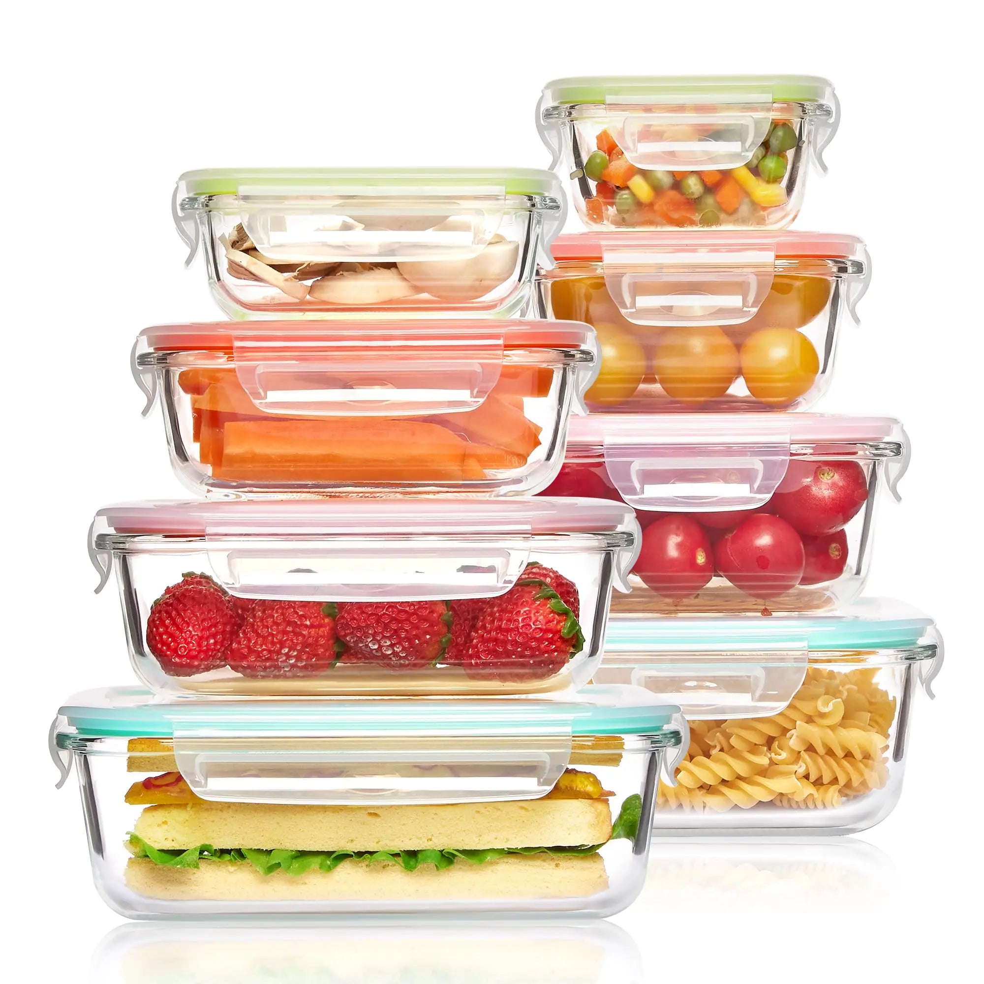 High Borosilicate Glass Lunch Box – Airtight, Reusable, Food-Grade, Eco-Friendly Bento Container