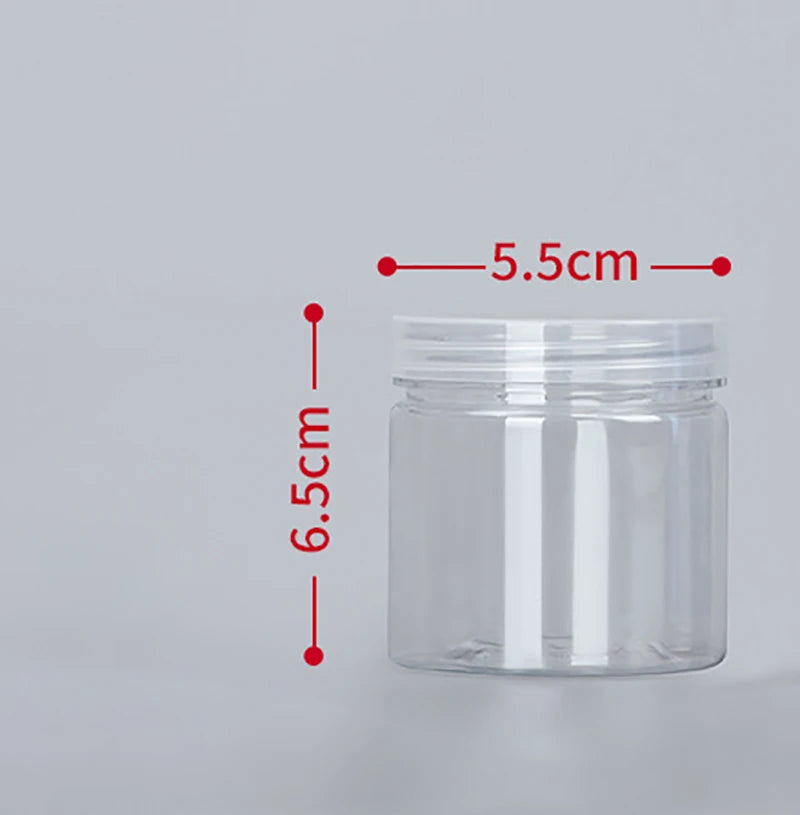 Modern Transparent Food Storage Bottle – Airtight PET/PE Kitchen Storage Jar