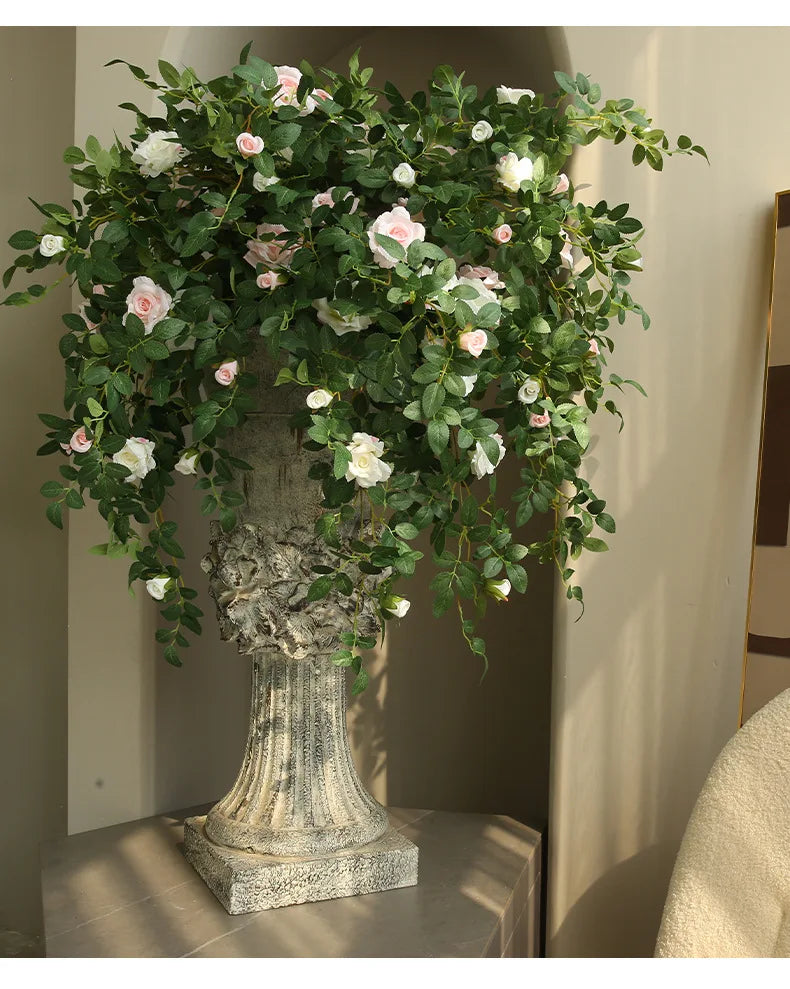66cm Artificial Silk Rose Vine Indoor Wedding & Party Decor