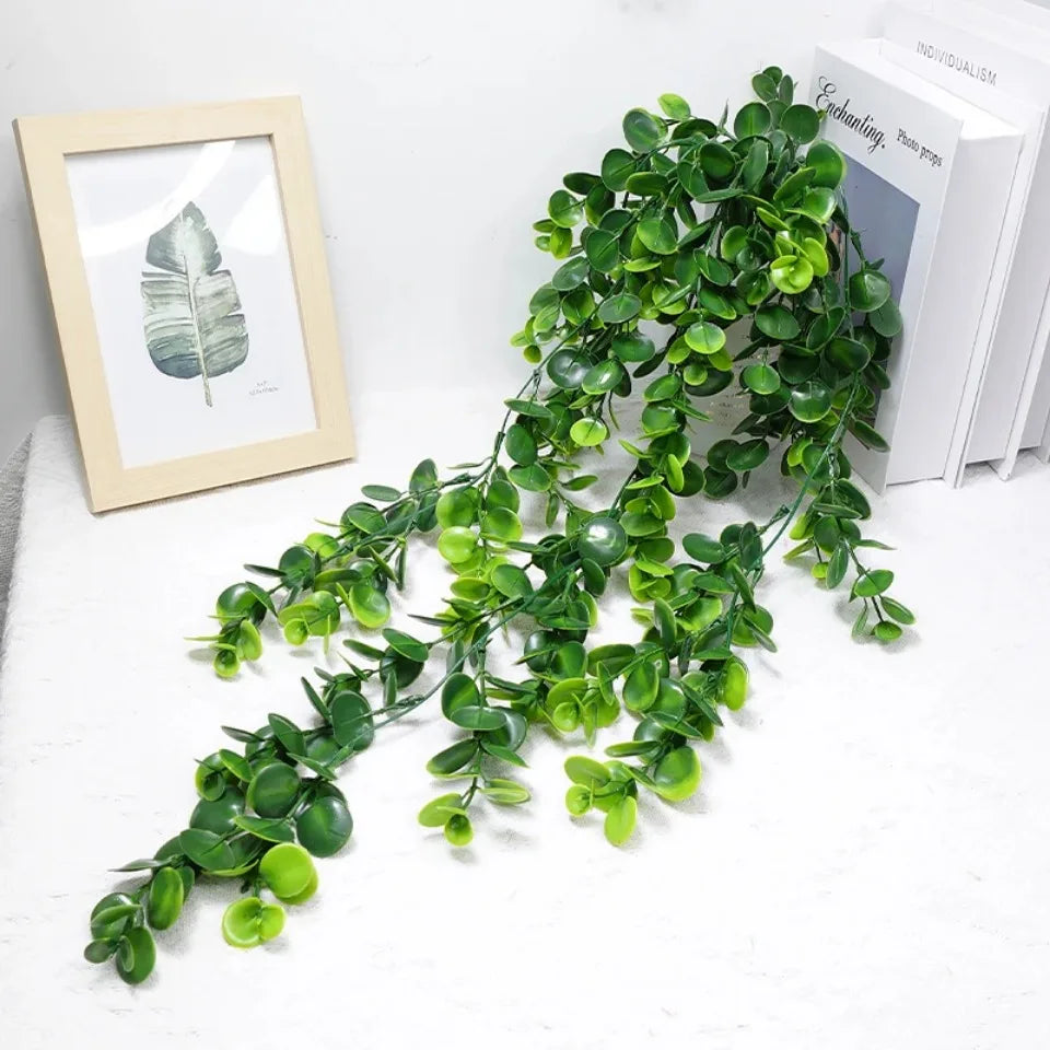 3pcs Artificial Hanging Eucalyptus Plants 80cm Indoor & Outdoor Decor