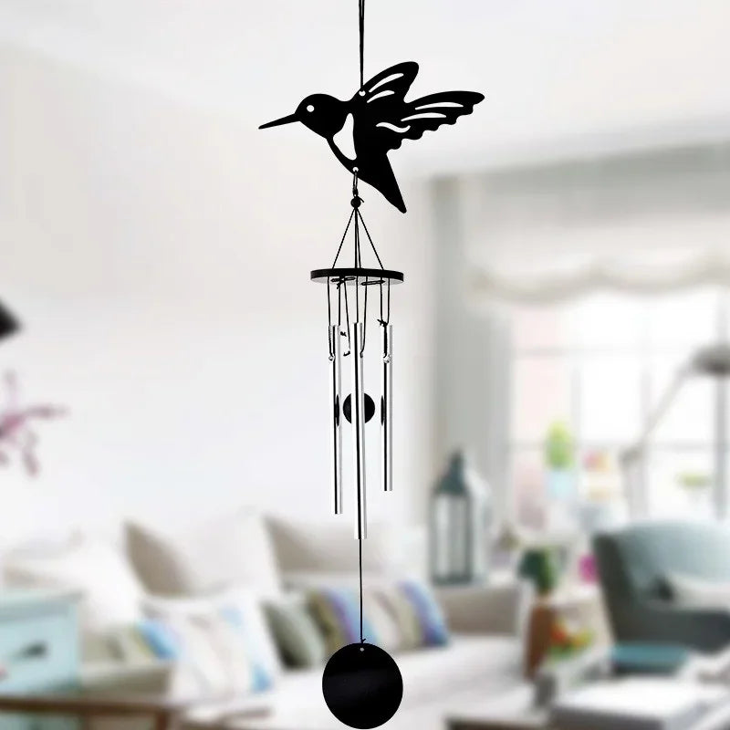 Personalized Metal Hollow Handicraft Pendant for Home Use Creative Multi Tube Music Wind Chime Decoration Holiday Surprise Gifts