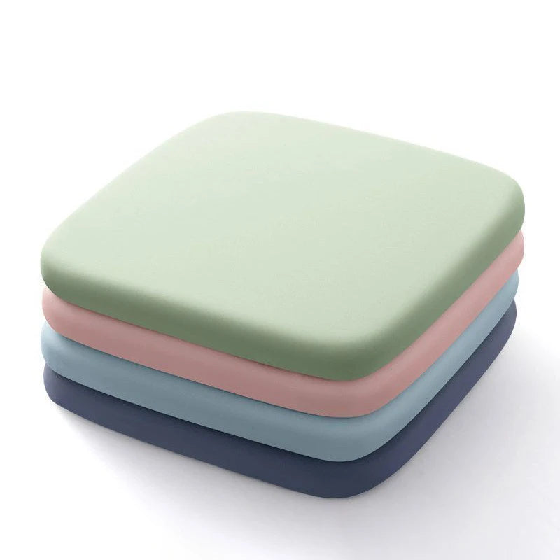 Memory Foam Seat Cushion Polyester Cotton Knit Cover 40x40/45x45 cm