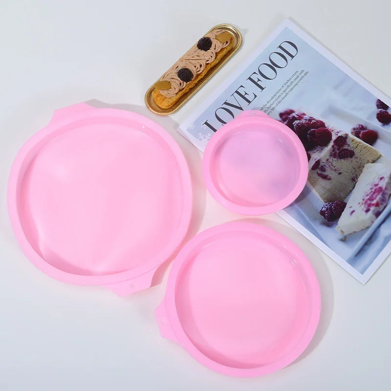 Eco-Friendly Silicone Round Cake Mold – Heat Resistant & Durable