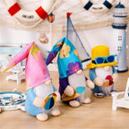 Summer Ocean Gnome Decorative Fabric Ornament for Home & Party Decor