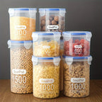 Airtight Grain Storage Container – Durable Plastic Food Organizer